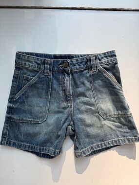 Kids Denim Casual Shorts - Blue